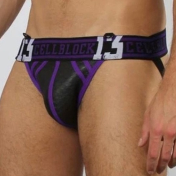 NWT Hard to Find! CellBlock 13 Sniper Purple Jock with Side Pocket Sz XL - Picture 5 of 9